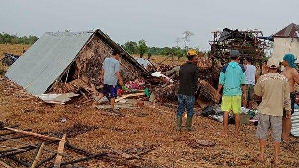 (Puluhan Rumah Warga di 3 Desa Ogan Ilir Rusak Dihantam Puting Beliung) IDN Times/istimewa