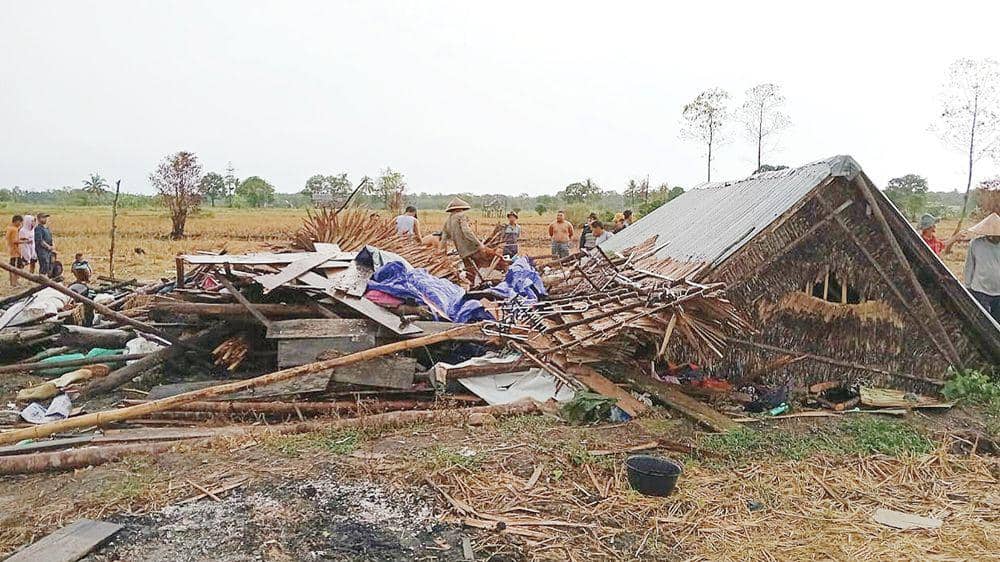 (Puluhan Rumah Warga di 3 Desa Ogan Ilir Rusak Dihantam Puting Beliung) IDN Times/istimewa