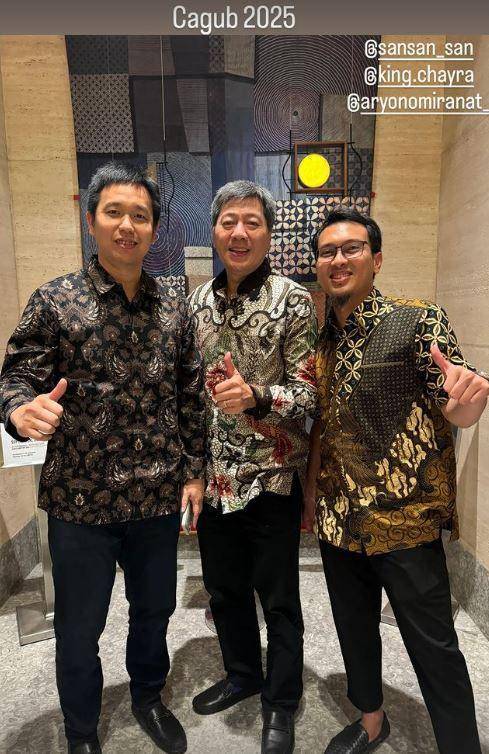 pebulu tangkis di pernikahan Rian dan Ribka (Instagram.com/hendrasetiawan)