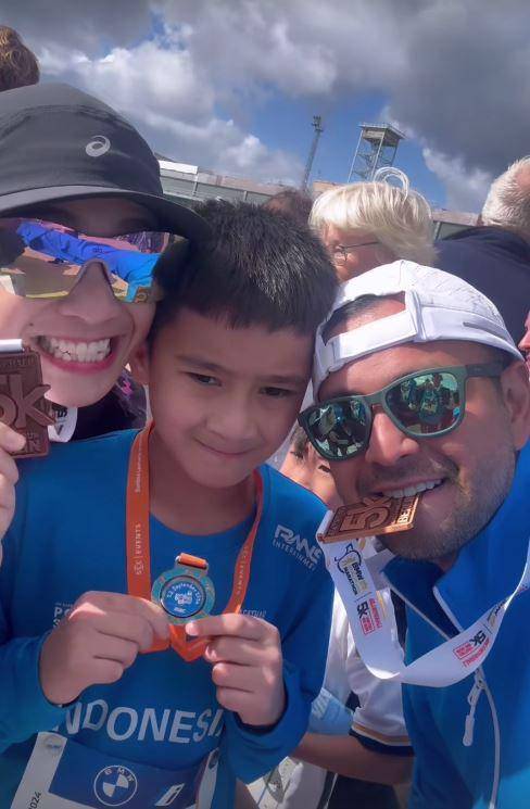 Rafathar Rayyanza ikut Berlin Marathon (Instagram.com/raffinagita1717)