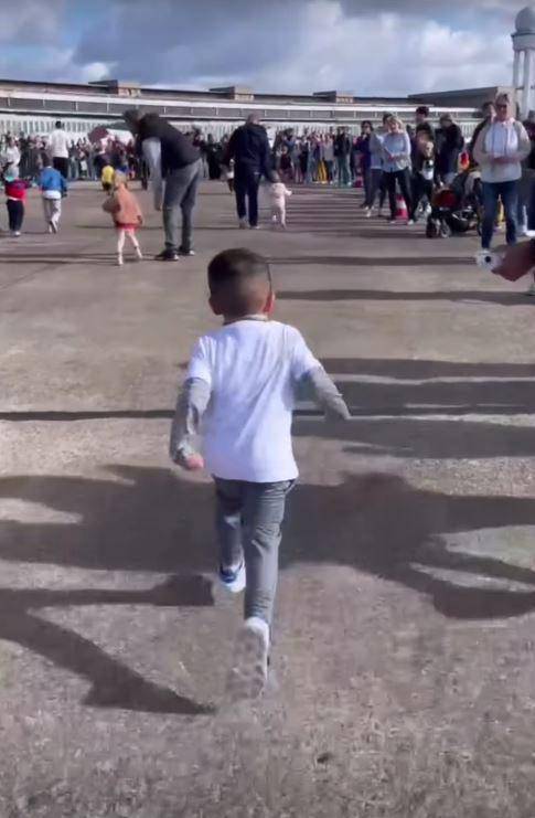 Rafathar Rayyanza ikut Berlin Marathon (Instagram.com/raffinagita1717)