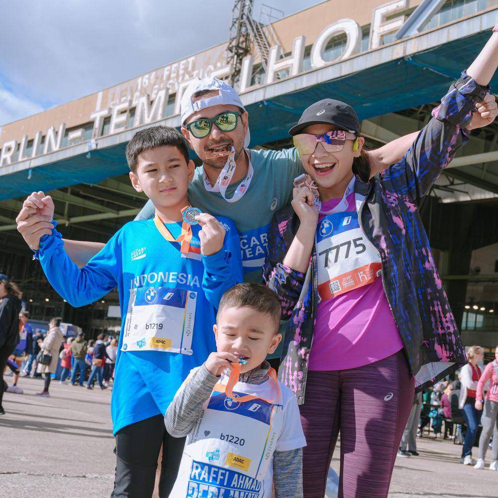 Rafathar Rayyanza ikut Berlin Marathon (Instagram.com/raffinagita1717)