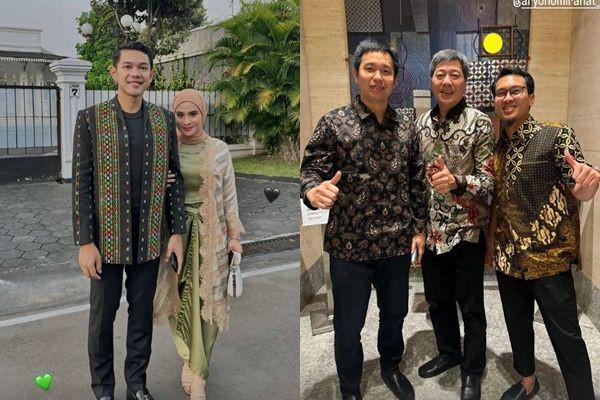 7 Potret Pebulu Tangkis di Pernikahan Rian Ardianto dan Ribka Sugiarto