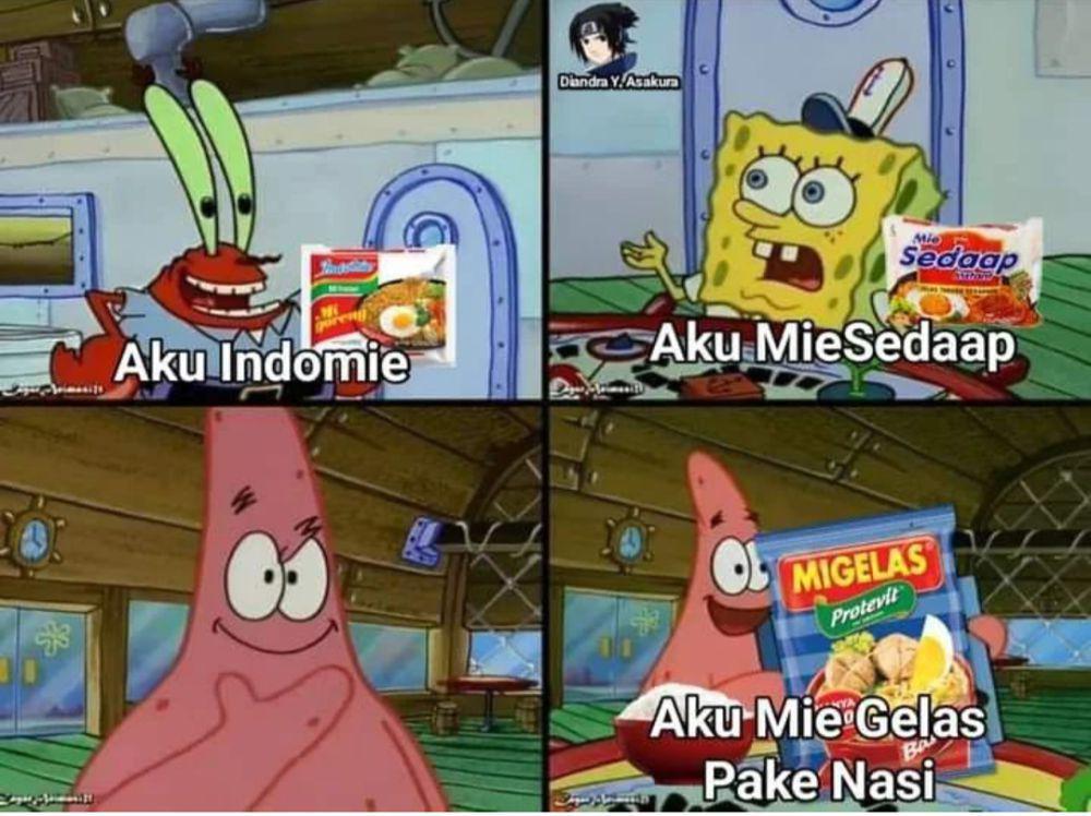 9 Meme Mi Instan Berbagai Merek dan Rasa, Mau Perang Produk Sekalian?