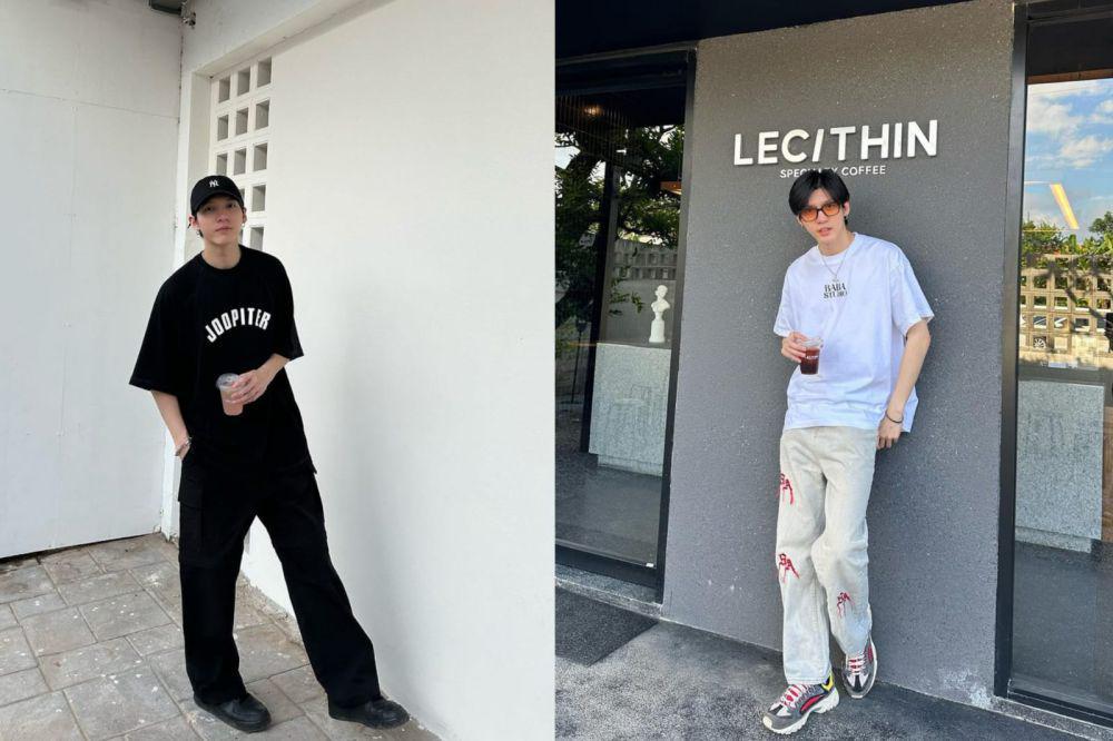 7 Inspirasi Outfit Hangout di Kafe ala Aktor Aou Thanaboon, Hypebeast!