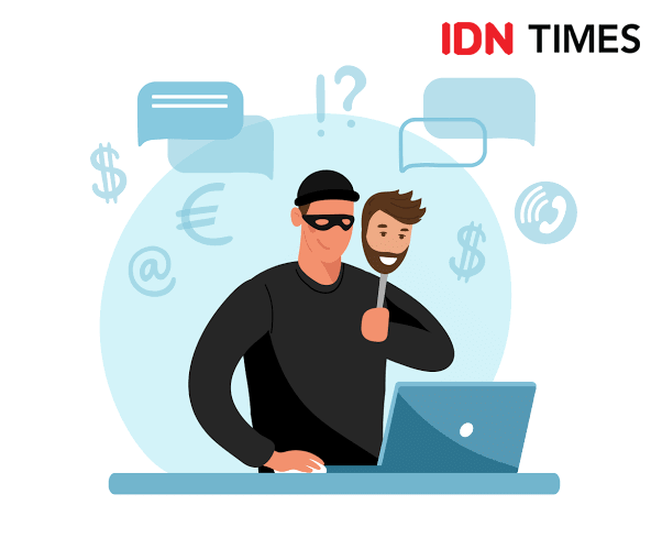 Ilustrasi scammer online. (Dok. Google Bigpay)