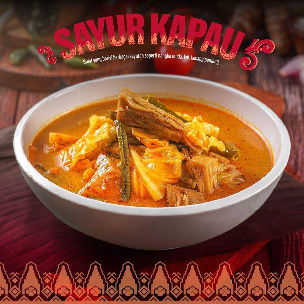 sajian sayur kapau di Padang Payakumbuah (instagram.com/padangpayakumbuah)
