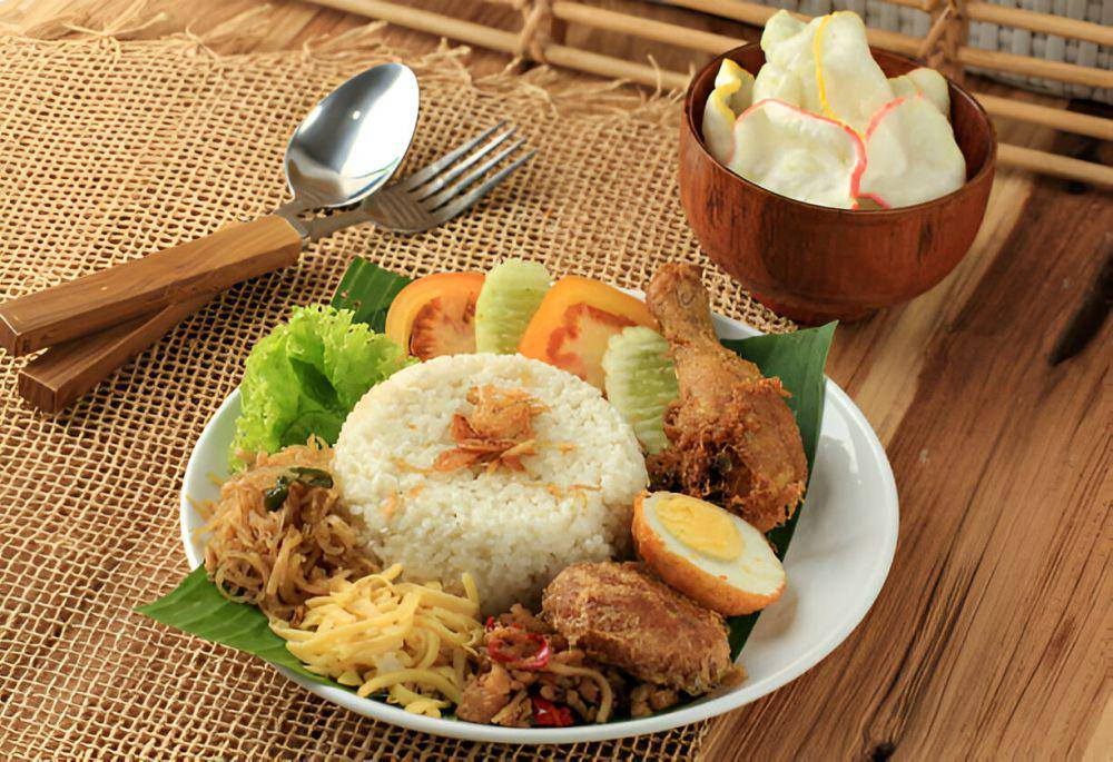 Ilustrasi nasi uduk. (istockphoto.com/Ika Rahma)