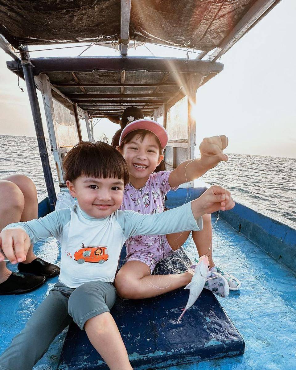 Glenn Alinskie dan keluarga di Kepulauan Seribu. (instagram.com/glennalinskie)
