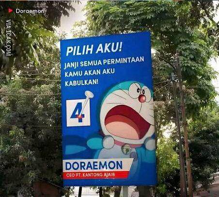 potret meme lucu Doraemon (1cak.com/of-tmanofpaper)