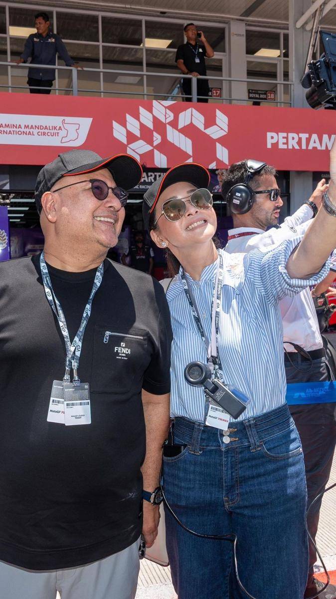 potret artis ke MotoGP Mandalika 2024 (instagram.com/maiaestiantyreal)