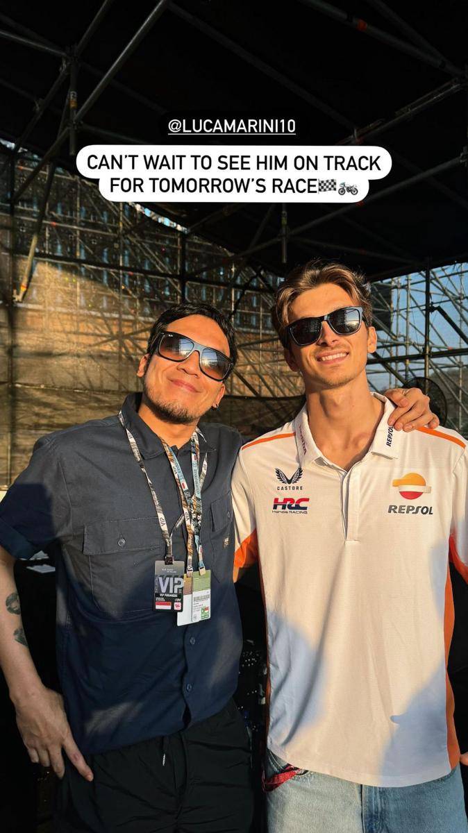 potret artis ke MotoGP Mandalika 2024 (instagram.com/desta80s)