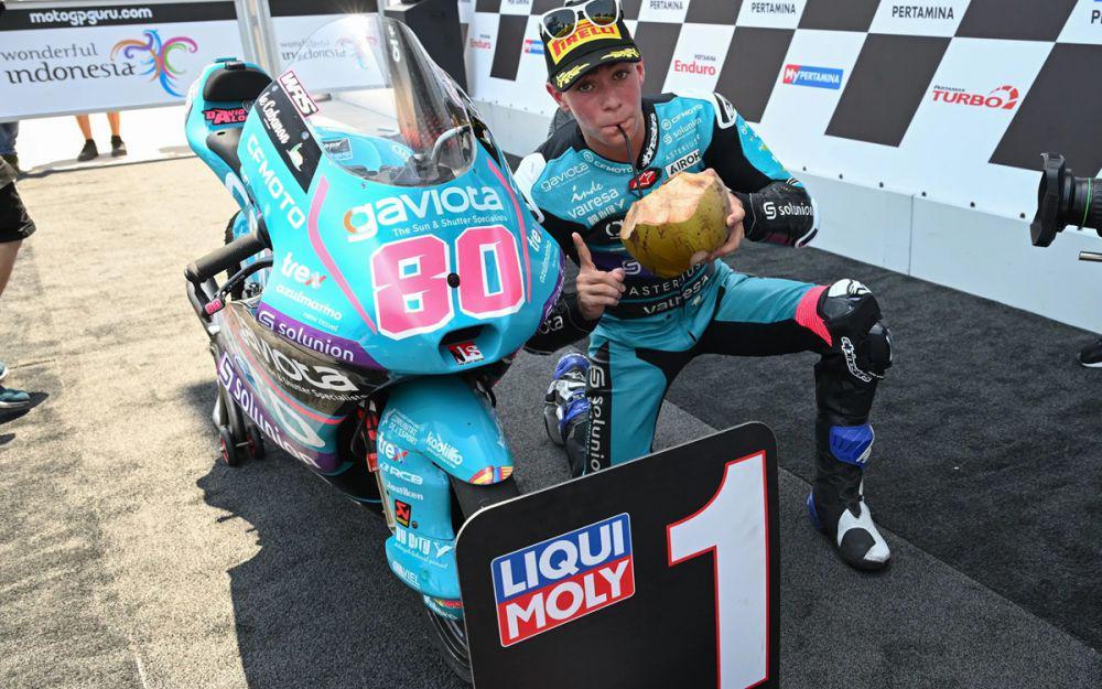 3 Fakta Kemenangan David Alonso di Moto3 GP Indonesia 2024