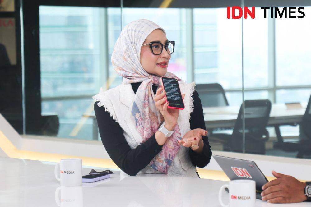 Staf Khusus Presiden Jokowi, Angkie Yudistia (IDN Times/Ilman Nafi'an)