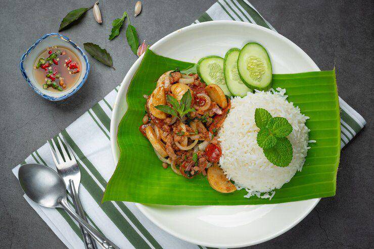 Ilustrasi nasi bakar (freepik.com/jcomp)