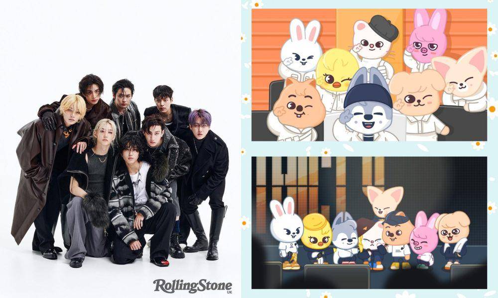 potret Stray Kids dan karakter SKZOO (instagram.com/rollingstoneuk | instagram.com/realstraykids | x.com/Stray_Kids)