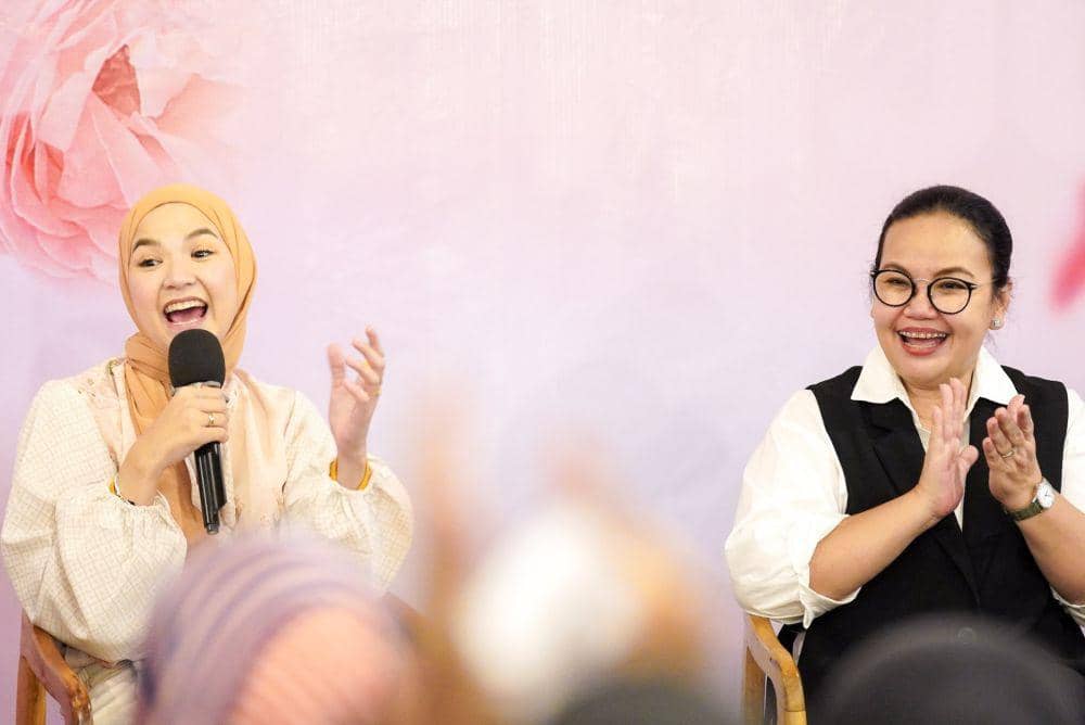 Bakal Calon Wali Kota Semarang nomor urut 1, Agustina Wilujeng hadir dalam diskusi Perempuan Mendengar, Sabtu (28/9/2024). (IDN Times/bt)