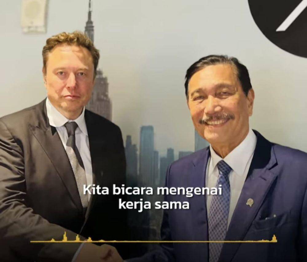 Menko Marves Luhut Binsar Pandjaitan bertemu Elon Musk (IDN Times/Luhut Binsar Pandjaitan)