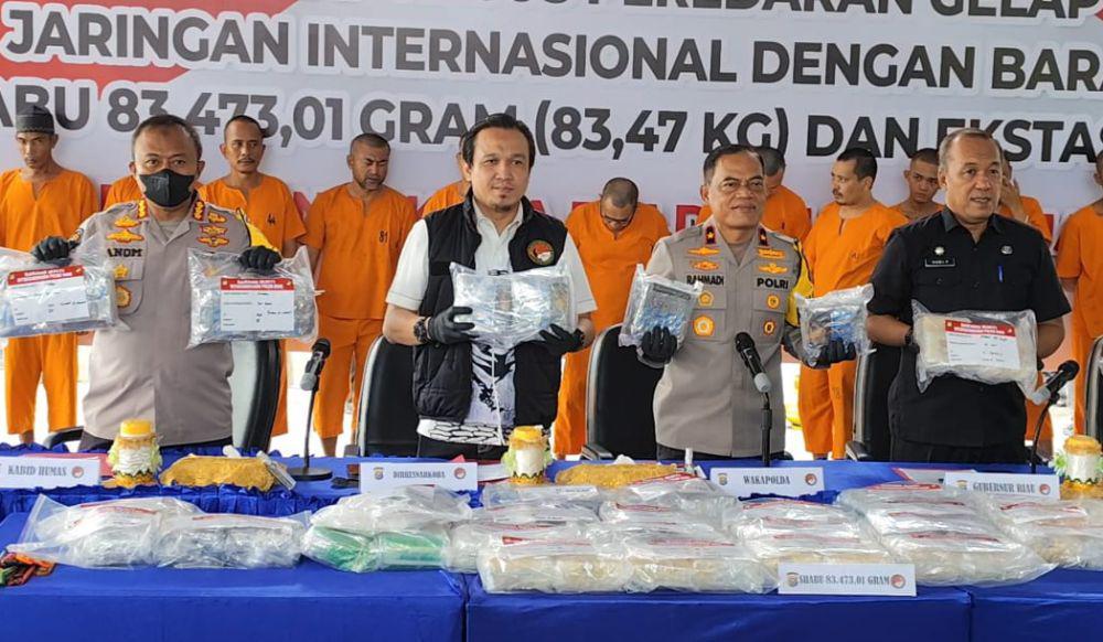 Buru Bandar Narkoba di Malaysia, Polda Riau Gandeng Interpol