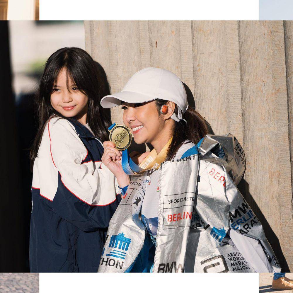 Gading dan Gempi di Berlin Marathon (Instagram.com/inigempiii)