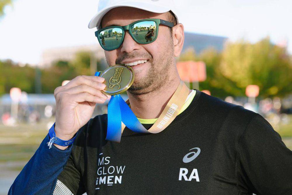 potret Raffi Ahmad finish Berlin Marathon 2024 (instagram.com/raffinagita1717)