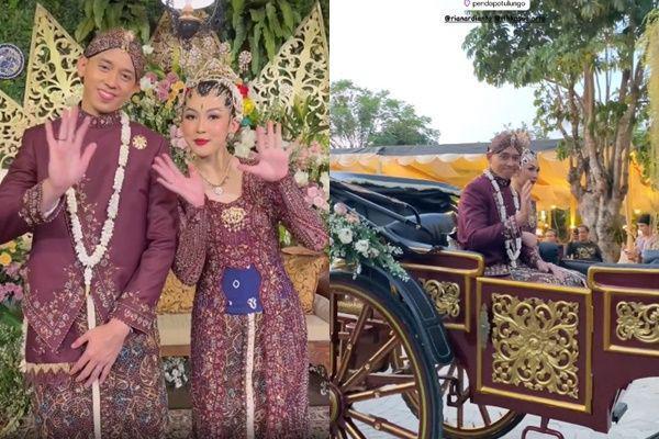 7 Potret Ngunduh Mantu Rian Ardianto dan Ribka Sugiarto
