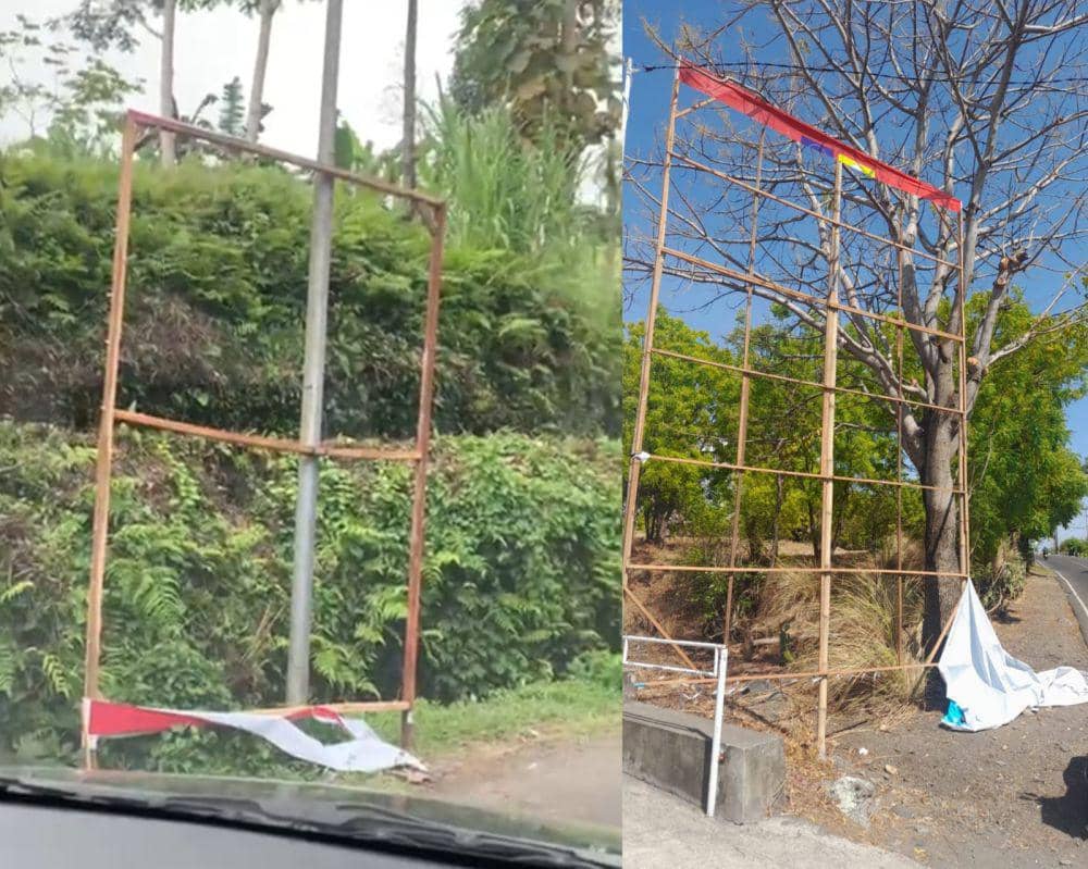 Baliho Dirusak di Klungkung, Green Election Masih Wacana