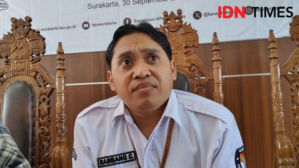 Ketua KPU Solo, Bambang Christianto. (IDN Times/Larasati Rey)