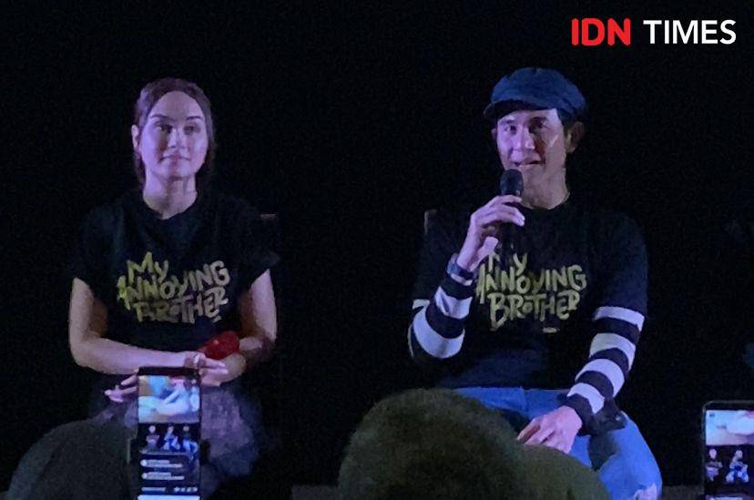 presscon peluncuran poster dan trailer film My Annoying Brother di XXI Epicentrum, Jakarta, Senin (30/9/2024) (dok. Rani Asnurida)
