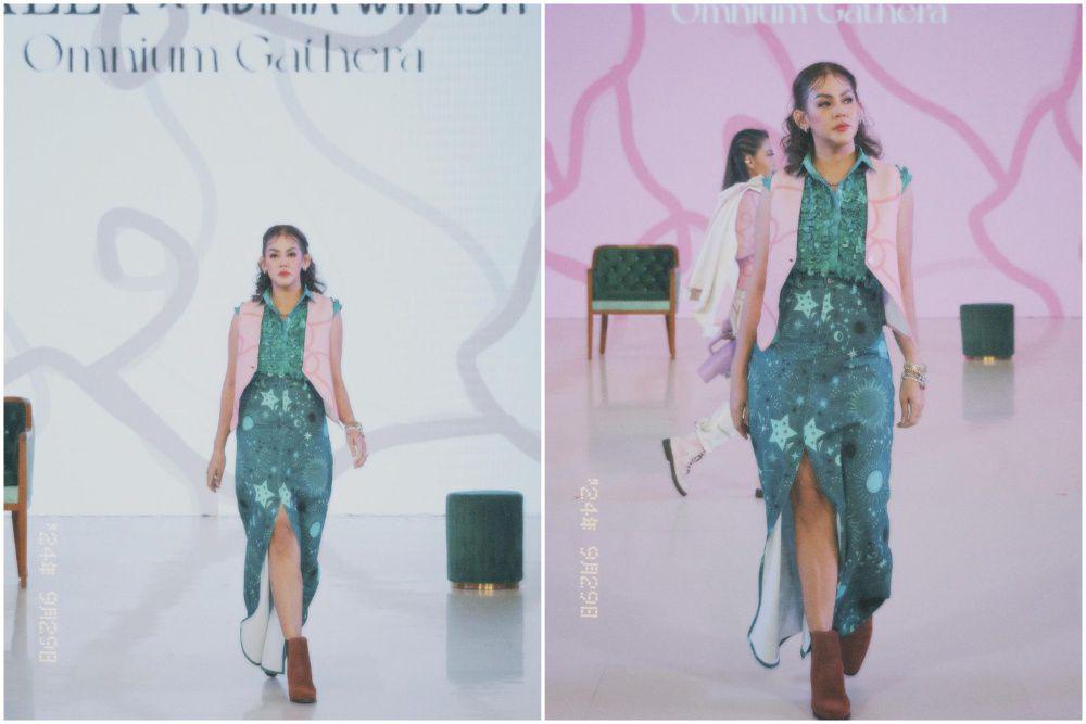 8 Potret Sissy Prescillia di Panggung Runway, Melenggang dengan Elegan