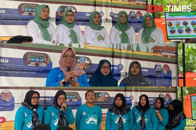 Kelompok yang mengelola gas metana di Kelurahan Manggar, Balikpapan, Kalimantan Timur. (IDN Times/Besse Fadhilah)