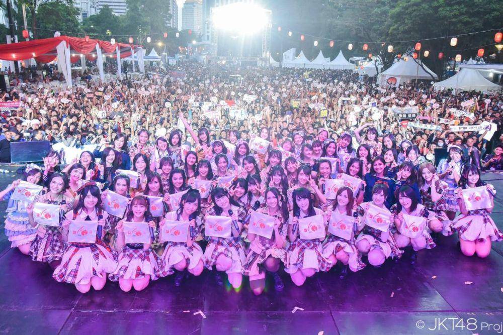 Member JKT48 dan AKB48 (x.com/officialJKT48)