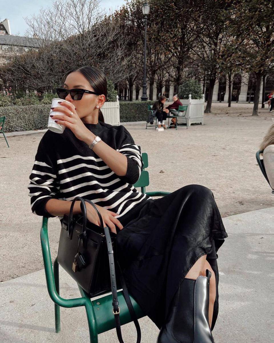 padu padan pattern outfit ala Alyssa Daguise (instagram.com/alyssadaguise)