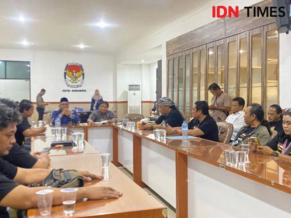 MAKI Datangi KPU Surabaya, Minta Kotak Kosong Disosialisasikan