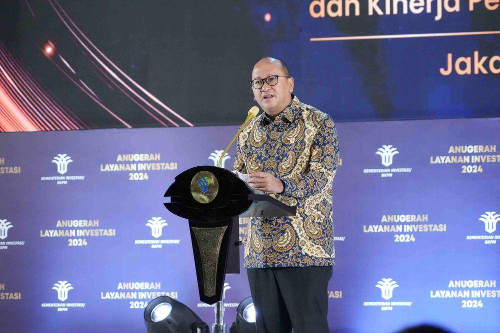 Kementerian Investasi/Badan Koordinasi Penanaman Modal (BKPM) kembali menyelenggarakan Anugerah Layanan Investasi tahun 2024, di Jakarta, Senin (30/9). (dok. Kementerian Investasi/BKPM)