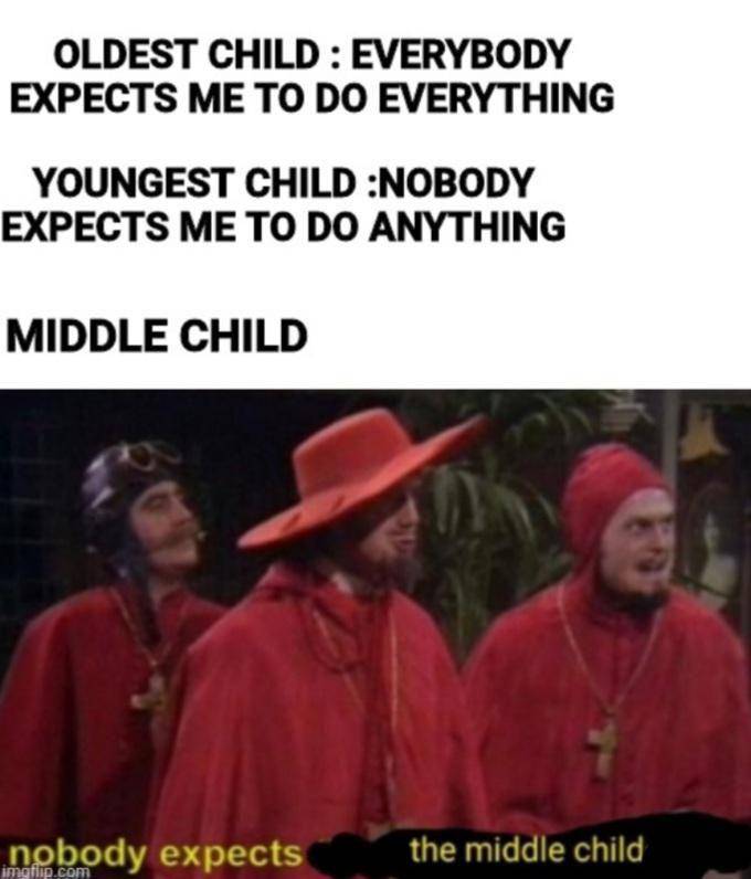 potret meme tentang anak tengah (reddit.com/user/robohuneypirate)