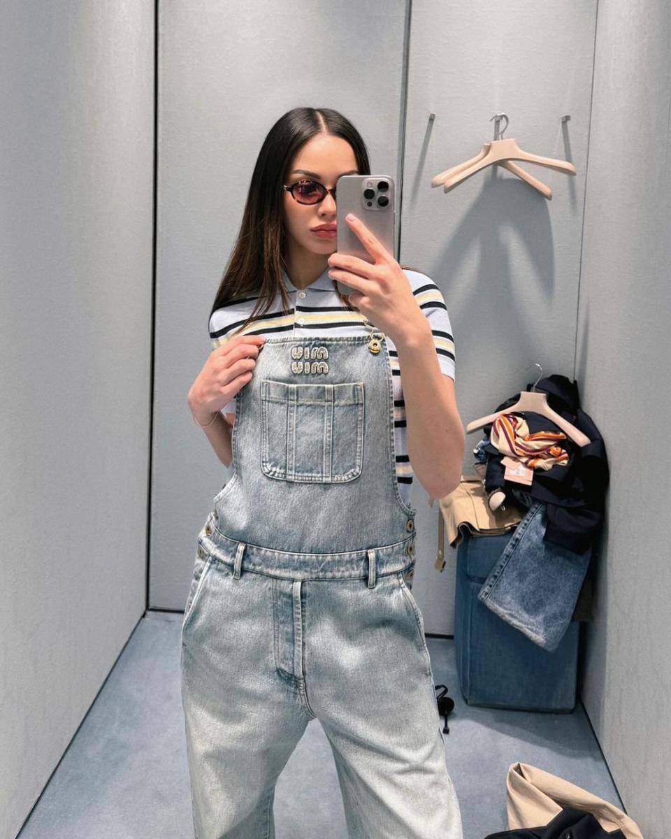 padu padan pattern outfit ala Alyssa Daguise (instagram.com/alyssadaguise)