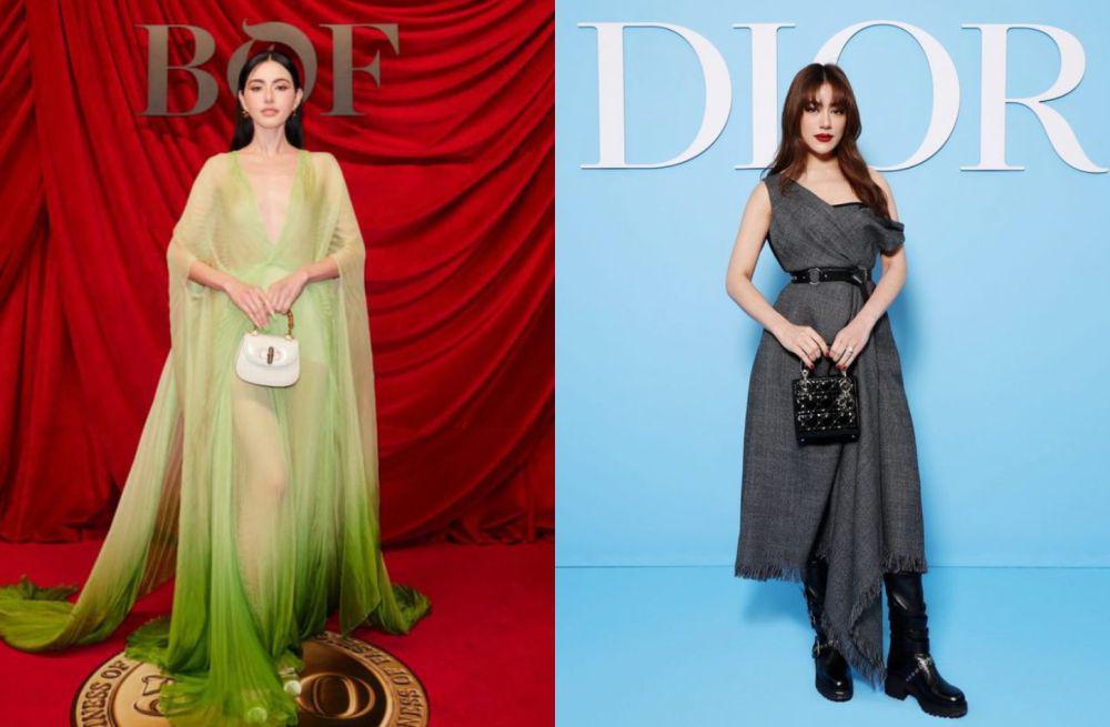 12 Potret Artis Thailand Hadiri Paris Fashion Week 2024, Ada Idolamu?