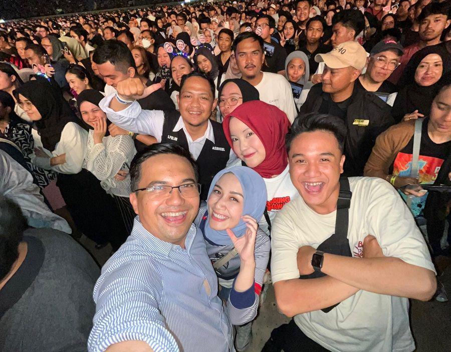 Nonton Konser SO7, Sahrul Gunawan Dukung Kegiatan Nasional di Kabupaten Bandung