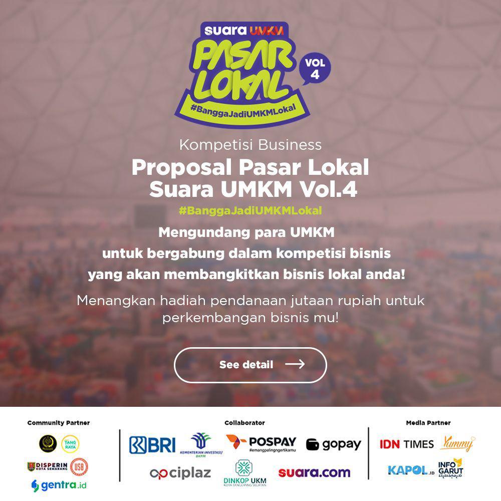 Ikutan Kompetisi Proposal Bisnis Suara.com, Hadiah Menanti!