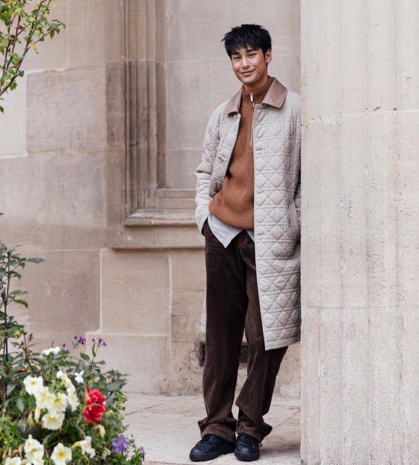 potret Apo Nattawin di Paris Fashion Week (instagram.com/apo555)