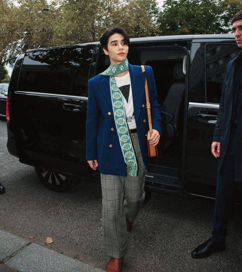 potret Jeff Satur di Paris Fashion Week (instagram.com/jeffsatur)
