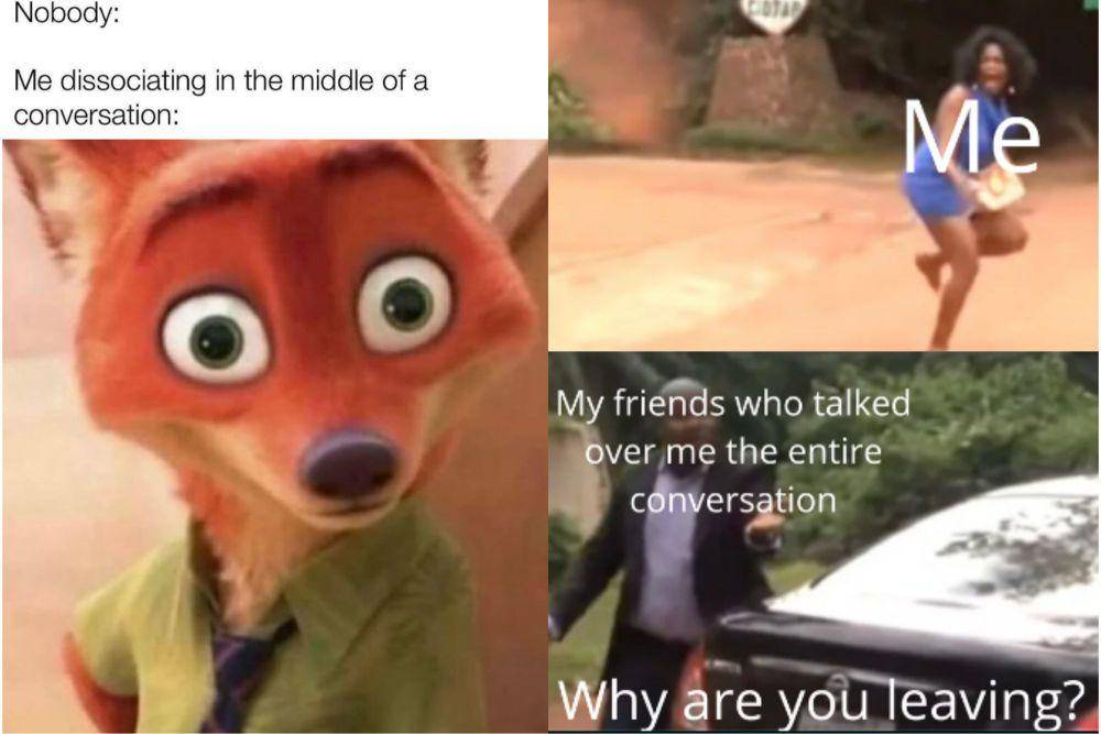 kolase meme kebiasaan jelek pas lagi ngobrol (instagram.com/relatefy I reddit.com/GZB2007)
