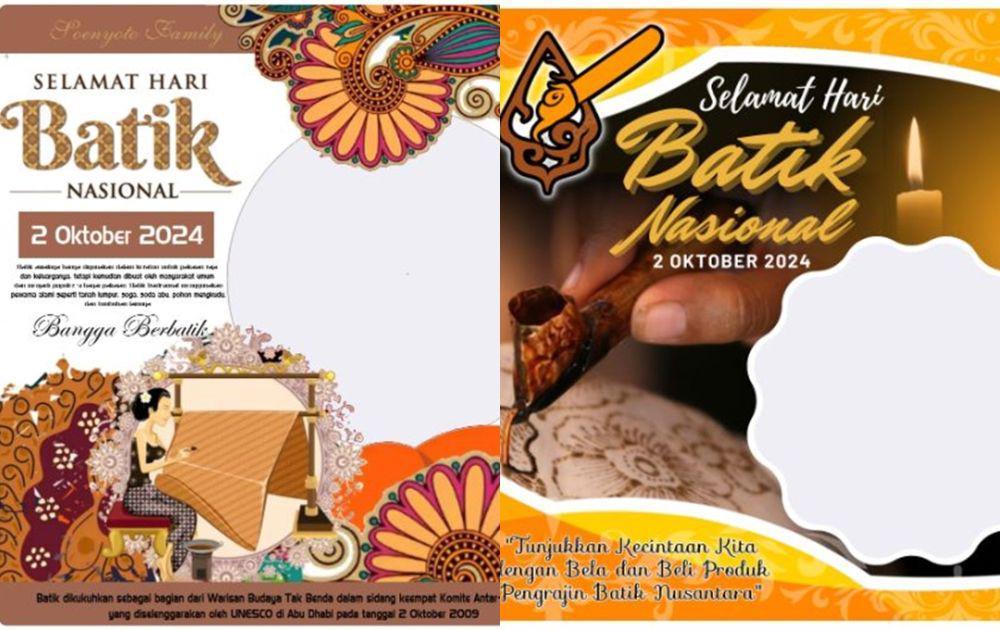 30 Twibbon Hari Batik Nasional 2024 dan Cara Menggunakannya