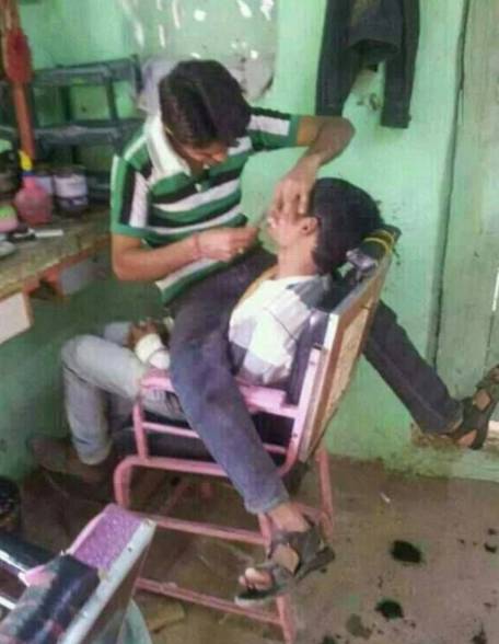 potret lucu cowok pas potong rambut (reddit.com/alindalind)
