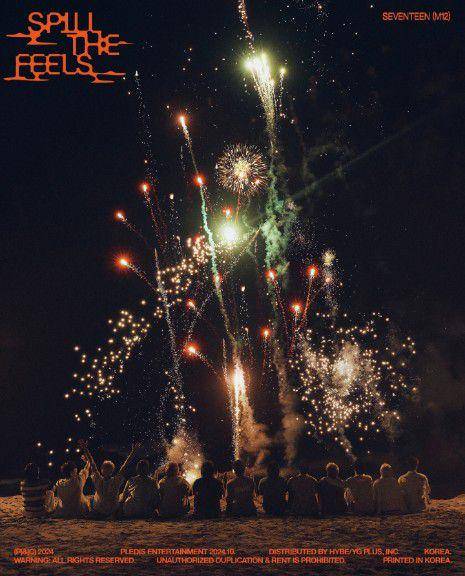 potret SEVENTEEN di mini album ke-12 bertajuk SPILL THE FEELS (x.com/pledis_17)