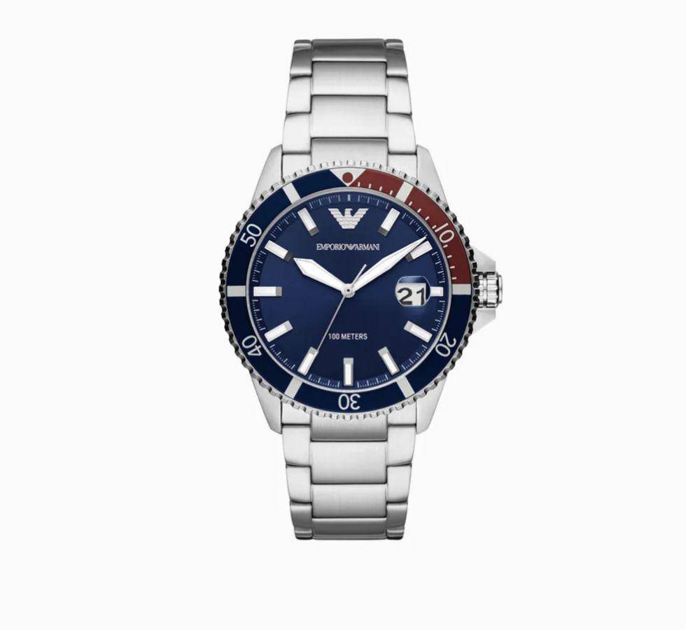 Emporio Armani Three-Hand Stainless Steel Watch AR11339 (armani.com)