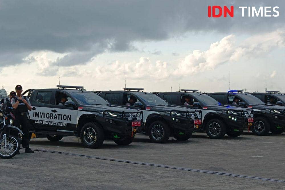 Kendaraan untuk patroli WNA di Bali (IDN Times/Ayu Afria)