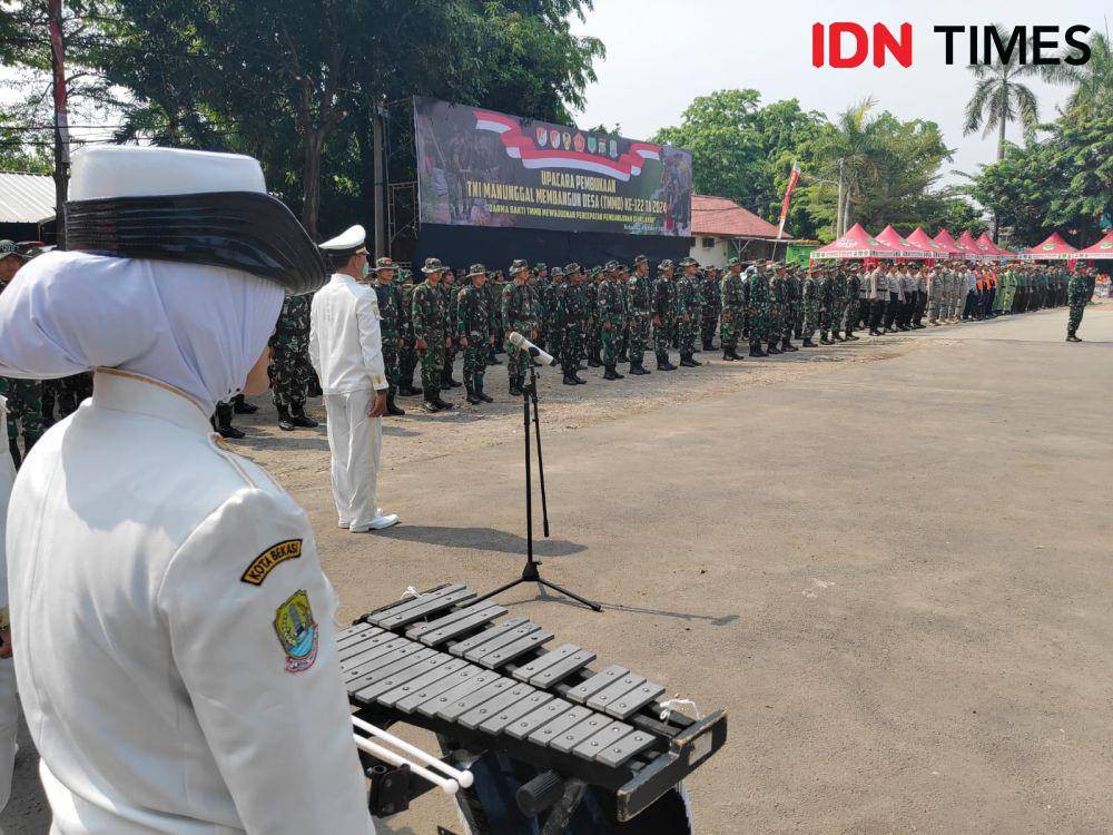 Pembukaan TMMD di Kota Bekasi. (IDN Times/Imam Faishal)