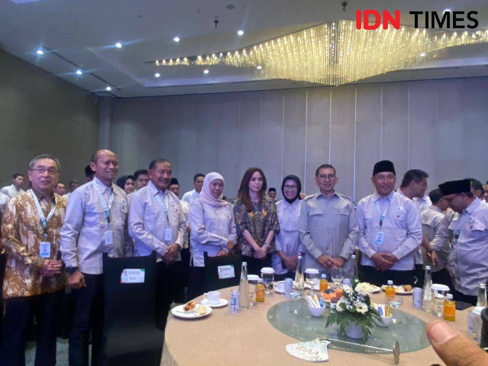 Pengurus HKTI saat berfoto bersama, Rabu (2/10/2024). (IDN Times/Khusnul Hasana)